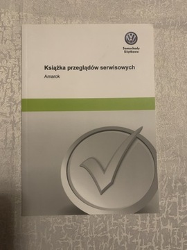 VW AMAROK książka serwisowa 2014