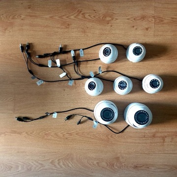 Monitoring sklepowy-7 kamer, Rejestrator 2TB, Moni