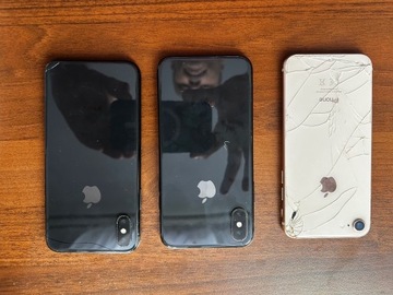 iPhone Xs + X + 8 - wady, uszkodzenia, do naprawy lub na części
