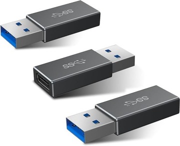 Adapter USB C żeński na USB 3.0 męski 2szt 