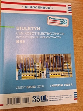 Sekocenbud BRE Biuletyn cen rob elektr. 1/2022