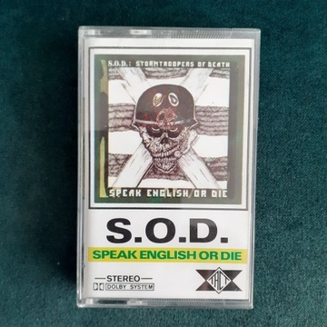 S.O.D, Speak english or die, kaseta audio