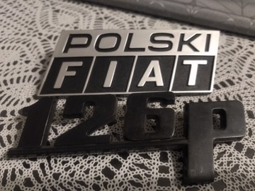Fiat 126p emblemat polski fiat Nowy oryginal