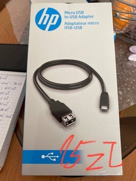 Adapter HP z micro USB do USB