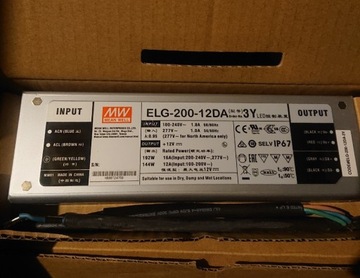 ELG-200-12DA-3Y 200W 12V zasilacz LED XLG-200-12
