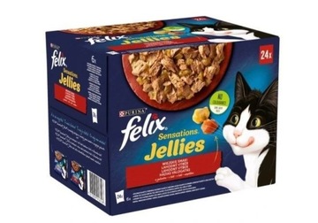Mokra karma dla kota Felix mix smaków 24 szt.