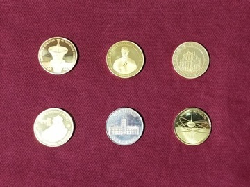 Kolekcja 6 medali pamiątkowych "Złotej Polski"