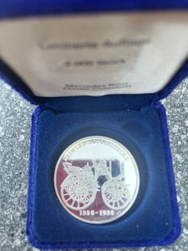 Medal kolekcjonerski Mercedes srebro 999