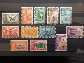 Sarawak 1950 Jerzy VI znaczki pocztowe 