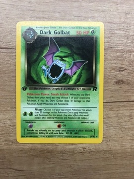 Kart Pokemon Dark Golbat TR 24/82 first edition