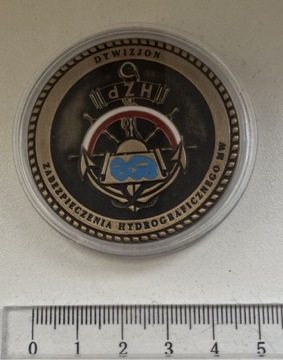 Medal okolicznościowy dywizjon Zabezpieczenia Hydrograficznego MW