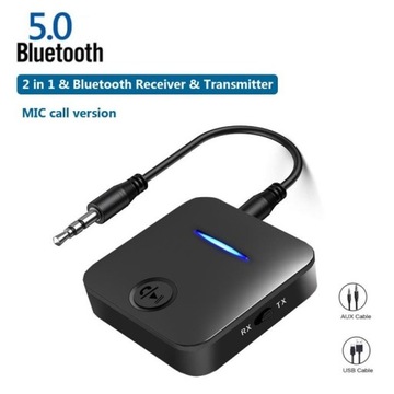 2 w 1 Bluetooth  nadajnik odbiornik audio adapter