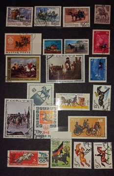 Znaczki pocztowe - Zwierzęta konie