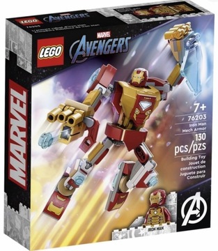 LEGO MARVEL # 76203 Mechaniczna zbroja Iron Mana 