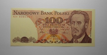 stary banknot polski 100 złotych PRL super stan