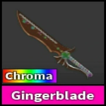 Chroma Gingerblade Roblox murder mystery 2