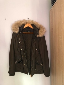 Kurtka Parka Zara Khaki