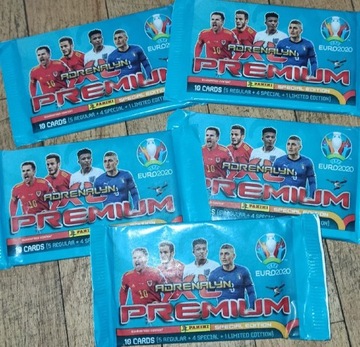 Panini UEFA Euro 2020 Premium saszetka 10 kart
