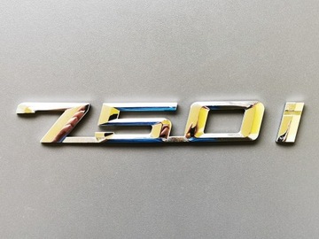 Emblemat BMW 750i do E38 - ORYGINAŁ 