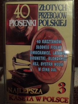 40 Złotych Przebojów Polskiej Piosenki kaseta