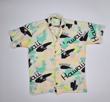 Męska letnia hawajska koszula na krótki rękaw 