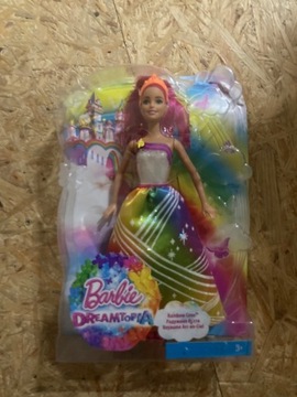 Barbie Dreamtopia Tęczowa księżniczka światełka