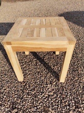 Stolik z drewna tekowego 50x50x45 