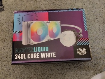 PUDEŁKO  Cooler master Masterliquid 240l White