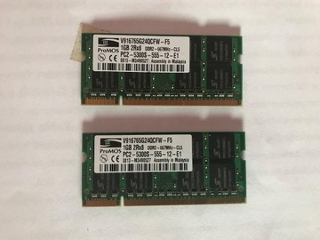 Pamięć RAM V916765G24QCFW-F5 1GB 2RX8