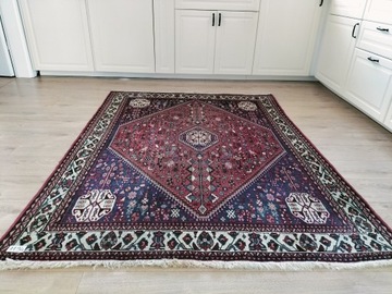 Irański ręcznie tk wełniany dywan Abadeh 150x190cm
