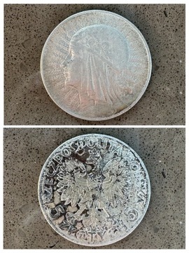 Moneta 5 złotych Królowa Jadwiga 1933r. 