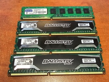 Pamięć RAM: 32GB (4x8) DDR3