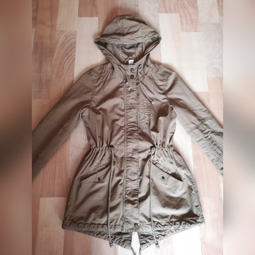 Kurtka, płaszcz jesienny, r. 34,XS H&M