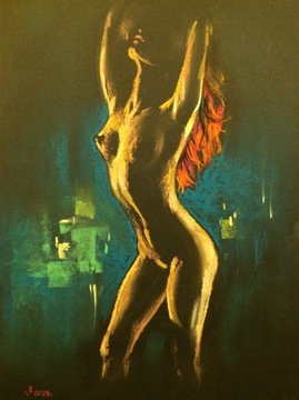 Rysunek "Nude Noir" #381 290x210 mm