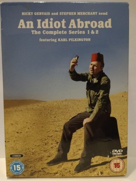 AN IDIOT ABROAD 4*DVD seria 1/2