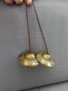 Cymbałki Tingsha talerzowe dzwonki tybetańskie 