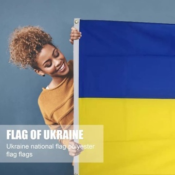FLAGA UKRAINY flaga Ukraina 90 x 150