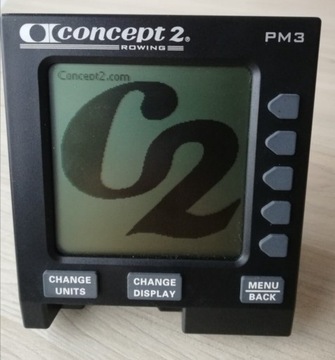 Monitor Concept2 PM3 wioślarz,concept 2 ergometr, 