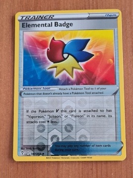 Elemental Badge Reverse Holo Evolving Skies