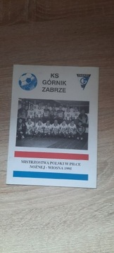 Zapowiedz rundy wiosennej 94/95 GÓRNIK ZABRZE 