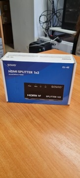 Splitter HDMI Savio CL-42 2 in 1 nowy