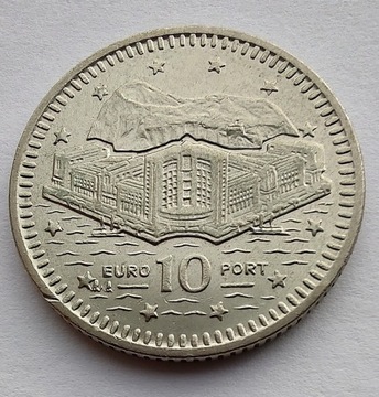 GIBRALTAR 10 Pence 1997 ŁADNA