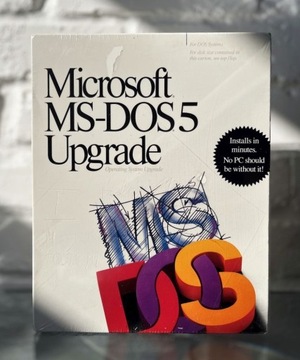 (NOWY, BOX) Microsoft MS DOS 5