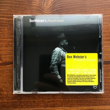 BEN WEBSTER - BEN WEBSTER'S FINEST HOUR CD NM