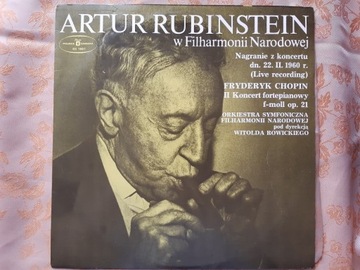 Artur Rubinstein w Filharmonii Narodowej-winyl Lp 