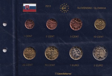SŁOWACJA – 2013 – ZESTAW EURO ..................
