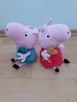 Peppa Pig, maskotki Peppa i George 