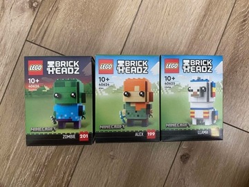 Lego Minecraft Brickheadz - 40624,40625,40626 