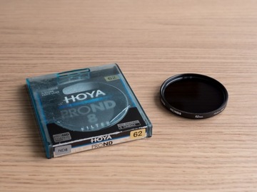 Filtr kompensacyjny szary Hoya ProND ND8 62mm