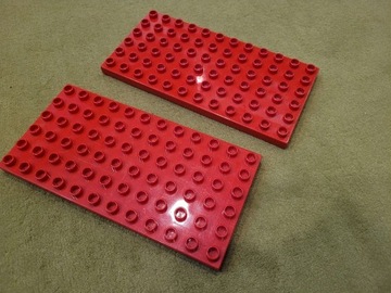 LEGO DUPLO podstawka czerwona 6x12